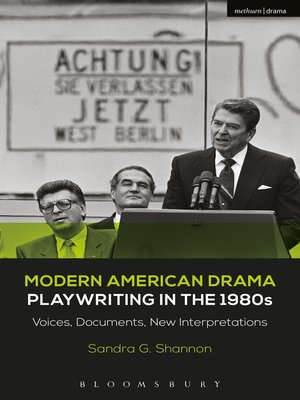 cover image of Modern American Drama, Playwriting in the 1980s